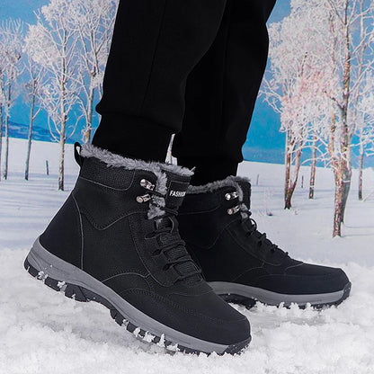 Men's Winter Snow Boots woman's Waterproof sneakers Super Warm.