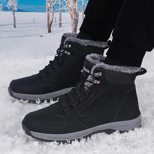 Men's Winter Snow Boots woman's Waterproof sneakers Super Warm.