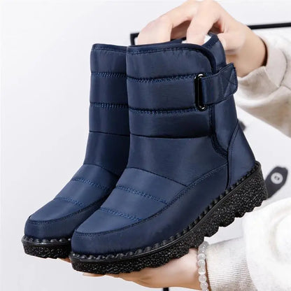 Boots Woman Snow Fashion Shoes Woman Platform Woman Shoes Plus Size Mid Women's High Boots Lightweight Botas Mujer Winter Boots