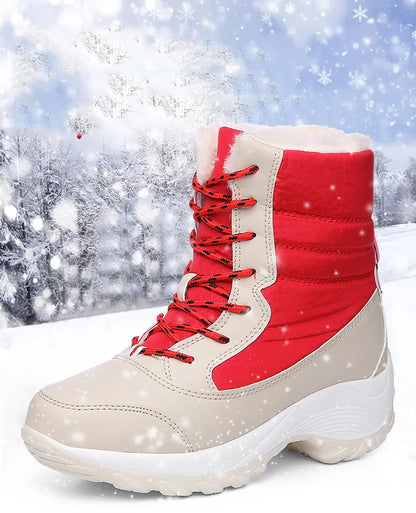 Snow Boots Women New Ladies Shoes Platform Shoes Woman Flat Keep Warm Boots Ladies Casual Plush Botas Mujer Winter Shoes Women