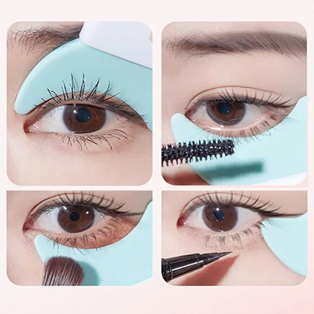 Eye Makeup Aid Professional Eyeliner Template Mascara Baffle Eyeliner Tool Eyebrow Eyeliner Shaper Assistant Beauty Tool