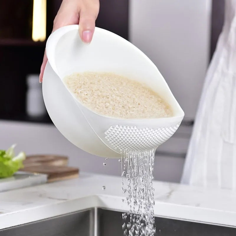 Multi-functional Rice Washer Vegetable and Fruit Basket Drain Cleaning Household Kitchen Rice