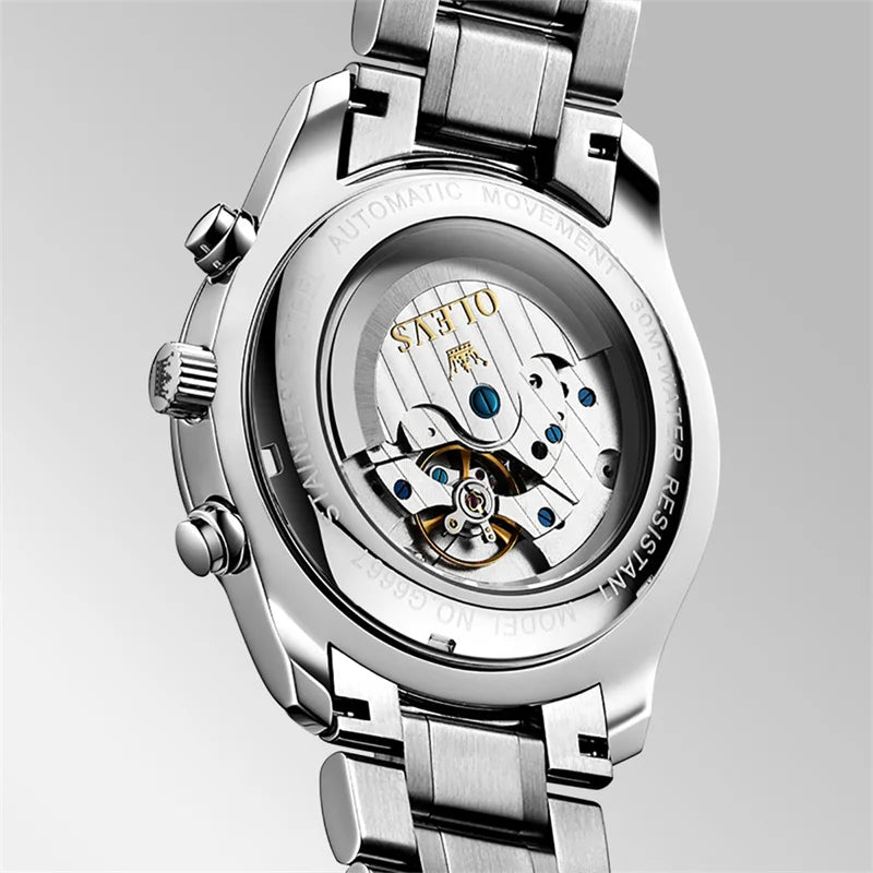 OLEVS Top Brand Luxury Automatic Mechanical Men