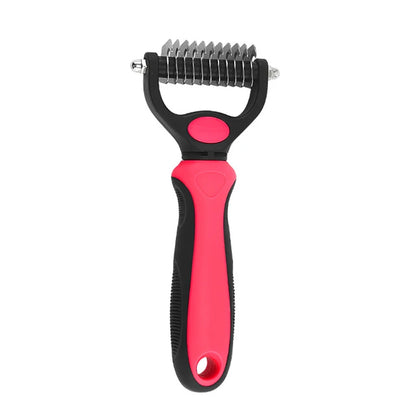 Professional Pet Deshedding Brush Dog Hair Remover Pet Fur Knot.