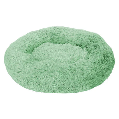 40-110cm Round Pet Bed for Large Dog Bed Super Soft Cat Bed Long Plush