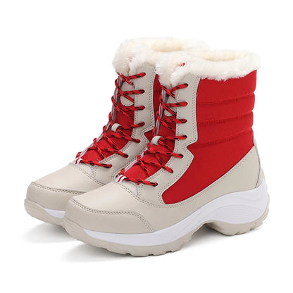 Snow Boots Women New Ladies Shoes Platform Shoes Woman Flat Keep Warm Boots Ladies Casual Plush Botas Mujer Winter Shoes Women