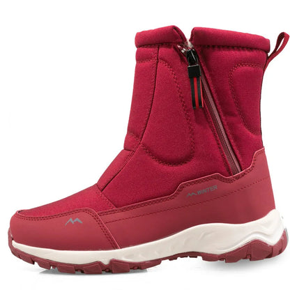 Large Size Winter Men's Boots Warm Plush Ankle Boots Sweat Wicking High-Top Warm Snow.