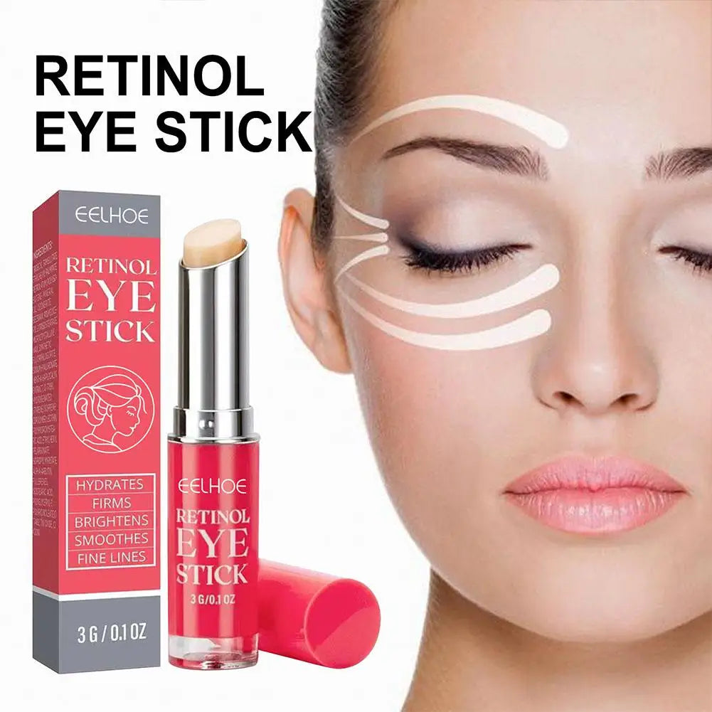 Retinol Eye Cream Stick Get Rid Of Puffy Dark Circles Eye Bags Lifting Moisturizing Health Repairing Smoothing Eye Care