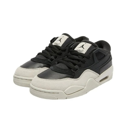 Nike Jordan Air Jordan 4 RM Genuine non-slip wear-resistant fashion men's low-top retro casual basketball shoes black