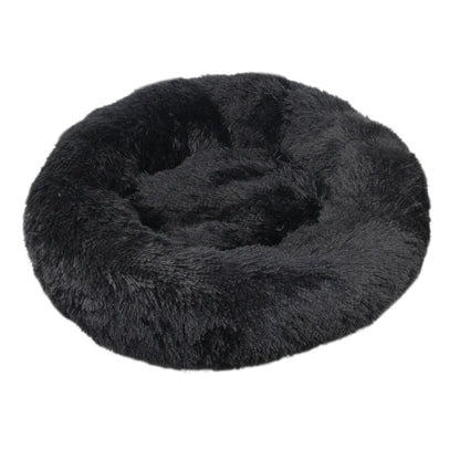 40-110cm Round Pet Bed for Large Dog Bed Super Soft Cat Bed Long Plush