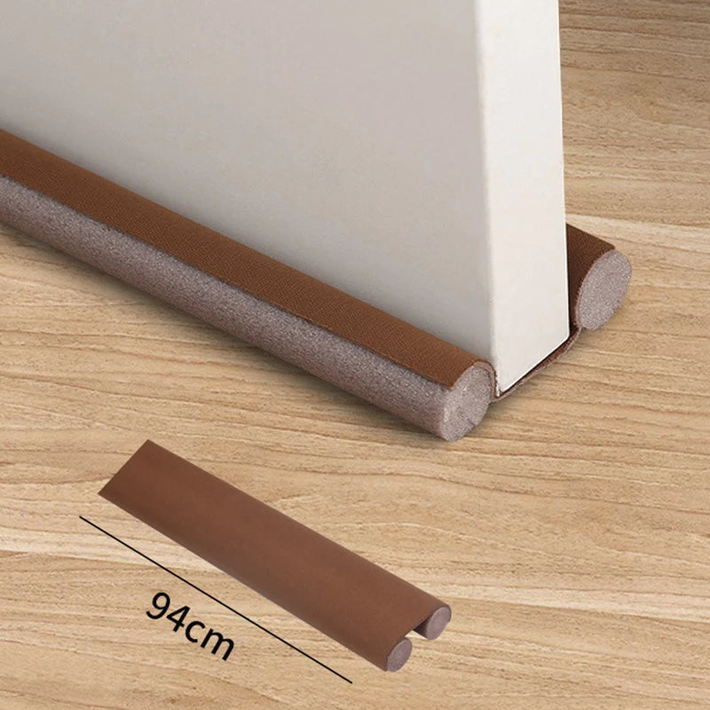 2/1PC Flexible Under Door Draft Stopper Door Bottom Seal Strip Weather Strip Thicker.