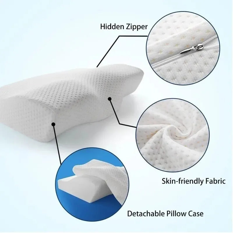 1 pc Memory Foam Bed Orthopedic Pillow Neck Protection Slow Rebound