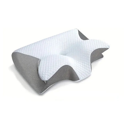 1pc Memory Foam Cervical Pillow, 2 in 1 Ergonomic Contour Orthopedic Pillow for Neck Pain,