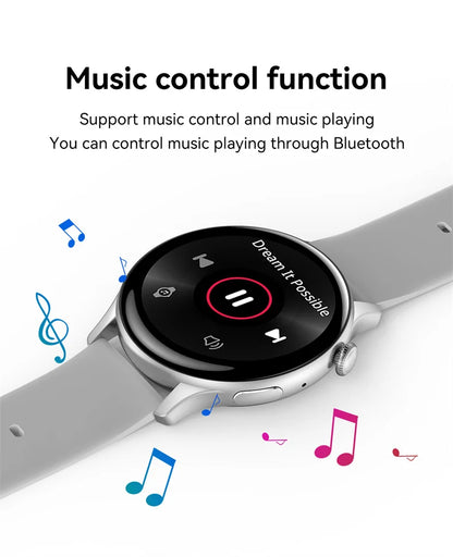 For Xiaomi New Smartwatch 1.43 Inch Full Screen Bluetooth Call Heart Rate Sleep Monitor Sports Models Smart Watch For Men Women