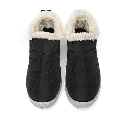 Men Boots Keep Warm Winter Shoes For Men Ankle Boots Fur Shoes.