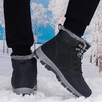 Men's Winter Snow Boots woman's Waterproof sneakers Super Warm.