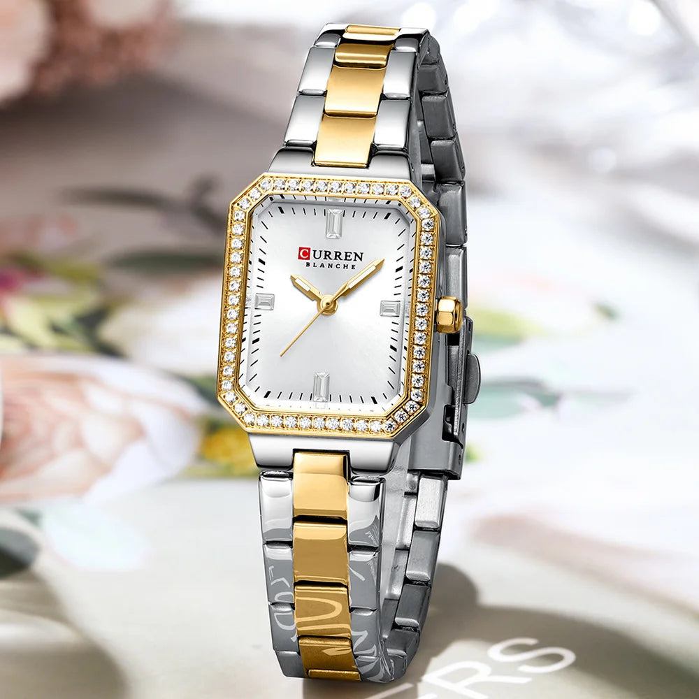 CURREN Elegant Quartz Ladies Wristwatch Top Brand Original Watch For Women