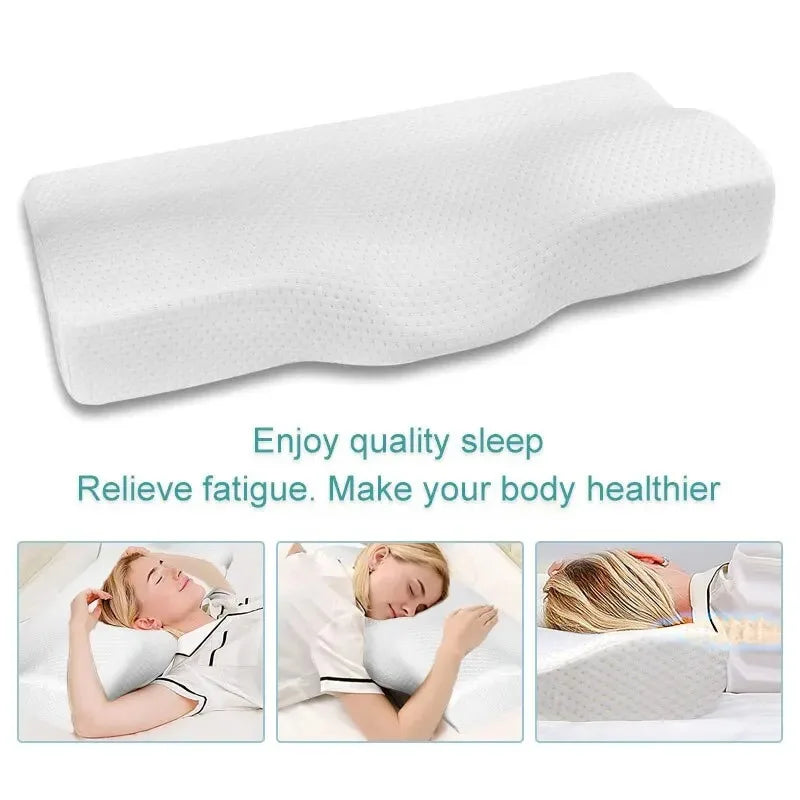 1 pc Memory Foam Bed Orthopedic Pillow Neck Protection Slow Rebound