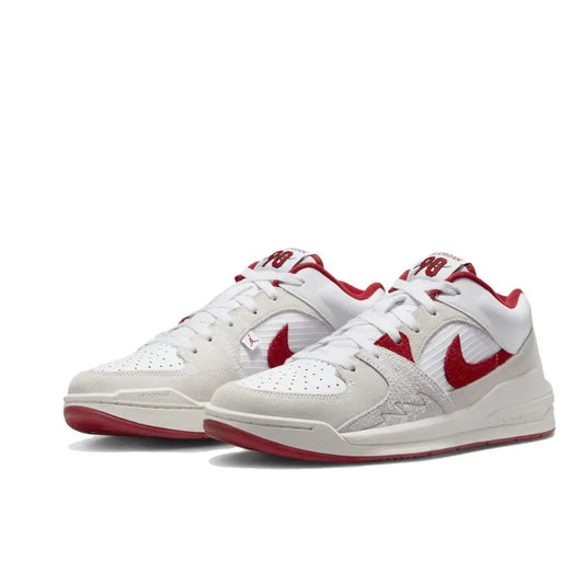 Nike New listing JORDAN STADIUM 90 Men's Low Top Casual Sneakers Fashionable and versatile Comfortable and lightweight White