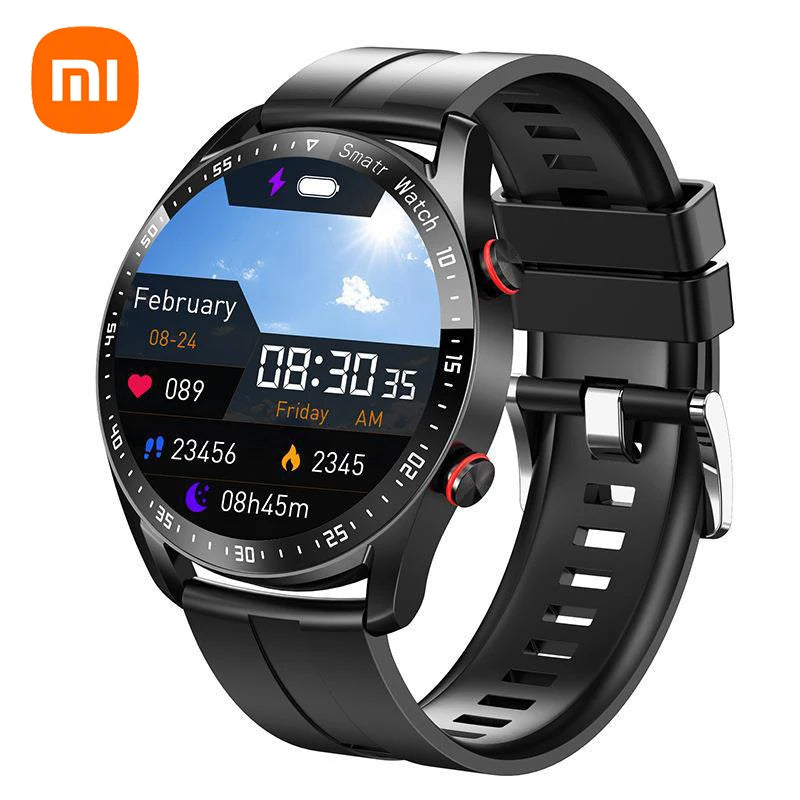 Xiaomi ECG+PPG Bluetooth Call Smart Watch Men Laser Health Blood Pressure Fitnes Sports Watches Sports Waterproof Smartwatch+Box