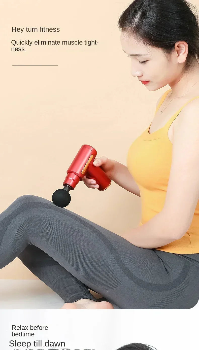 USB Mini Massage Gun Fascia Machine Muscle Relaxation.