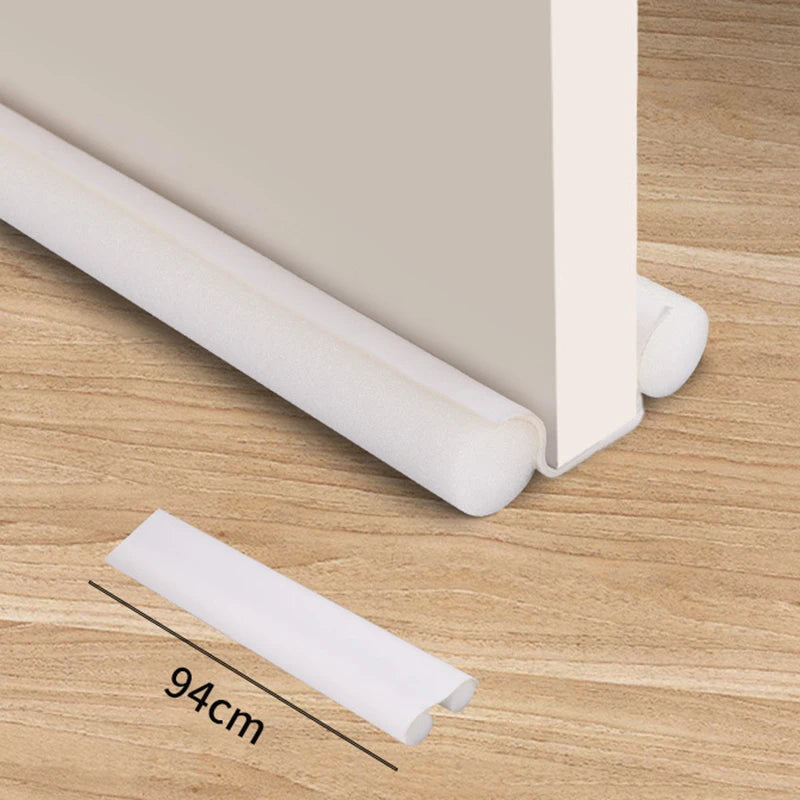 2/1PC Flexible Under Door Draft Stopper Door Bottom Seal Strip Weather Strip Thicker.