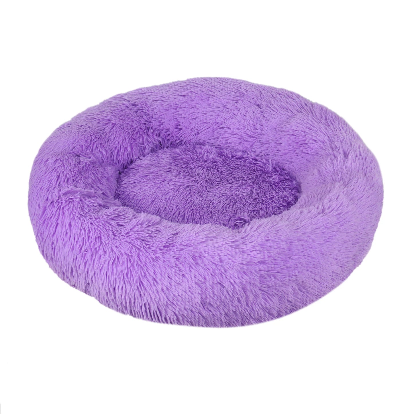 40-110cm Round Pet Bed for Large Dog Bed Super Soft Cat Bed Long Plush