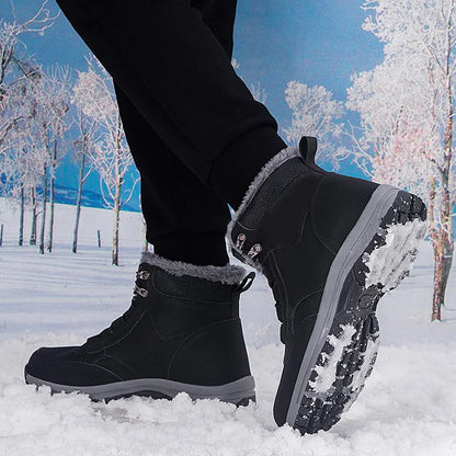 Men's Winter Snow Boots woman's Waterproof sneakers Super Warm.