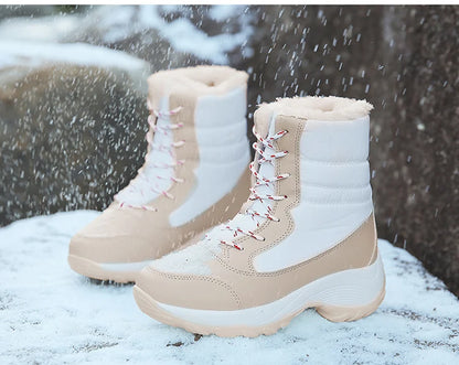 Snow Boots Women New Ladies Shoes Platform Shoes Woman Flat Keep Warm Boots Ladies Casual Plush Botas Mujer Winter Shoes Women