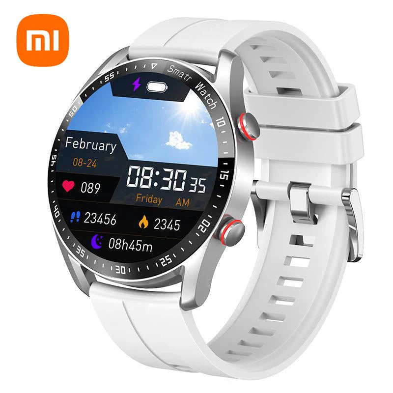 Xiaomi ECG+PPG Bluetooth Call Smart Watch Men Laser Health Blood Pressure Fitnes Sports Watches Sports Waterproof Smartwatch+Box