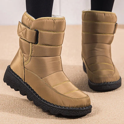 Boots Woman Snow Fashion Shoes Woman Platform Woman Shoes Plus Size Mid Women's High Boots Lightweight Botas Mujer Winter Boots