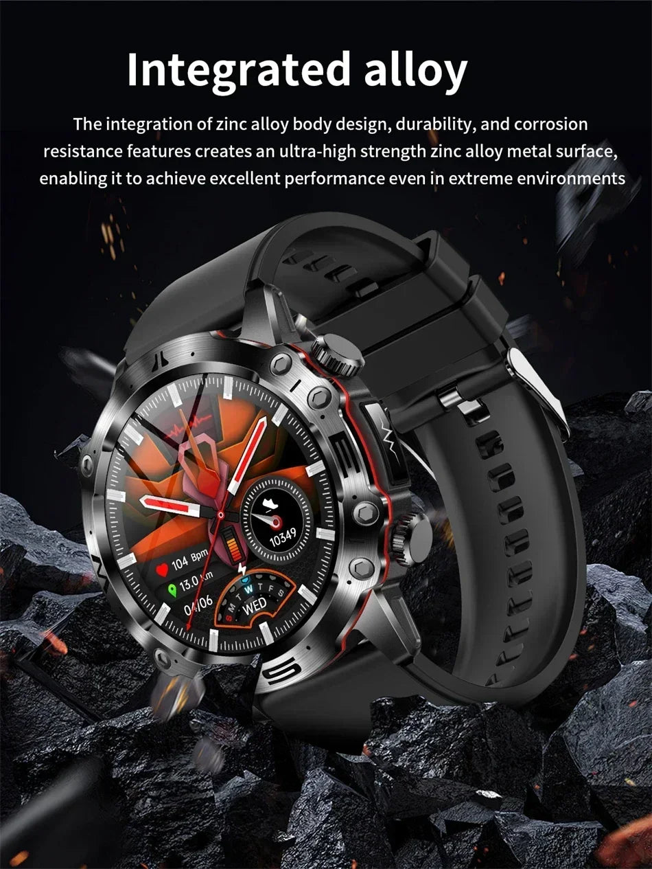 2024 New Smart Watch Men Blood Lipids Uric Acid Health ECG+PPG Fitness Tracker Clock HD Bluetooth Call Sport Altitude Smartwatch