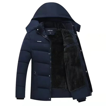 2024 Winter High Quality Warm Men's Heating Winter Cotton Mens Coat Thick Men Clothing Jacket for Men New Fashion Jacket