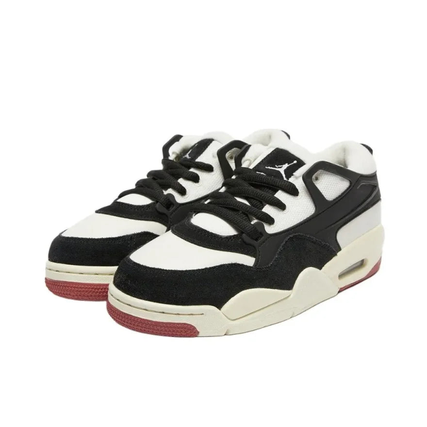 Nike Jordan Air Jordan 4 RM Genuine non-slip wear-resistant fashion men's low-top retro casual basketball shoes black