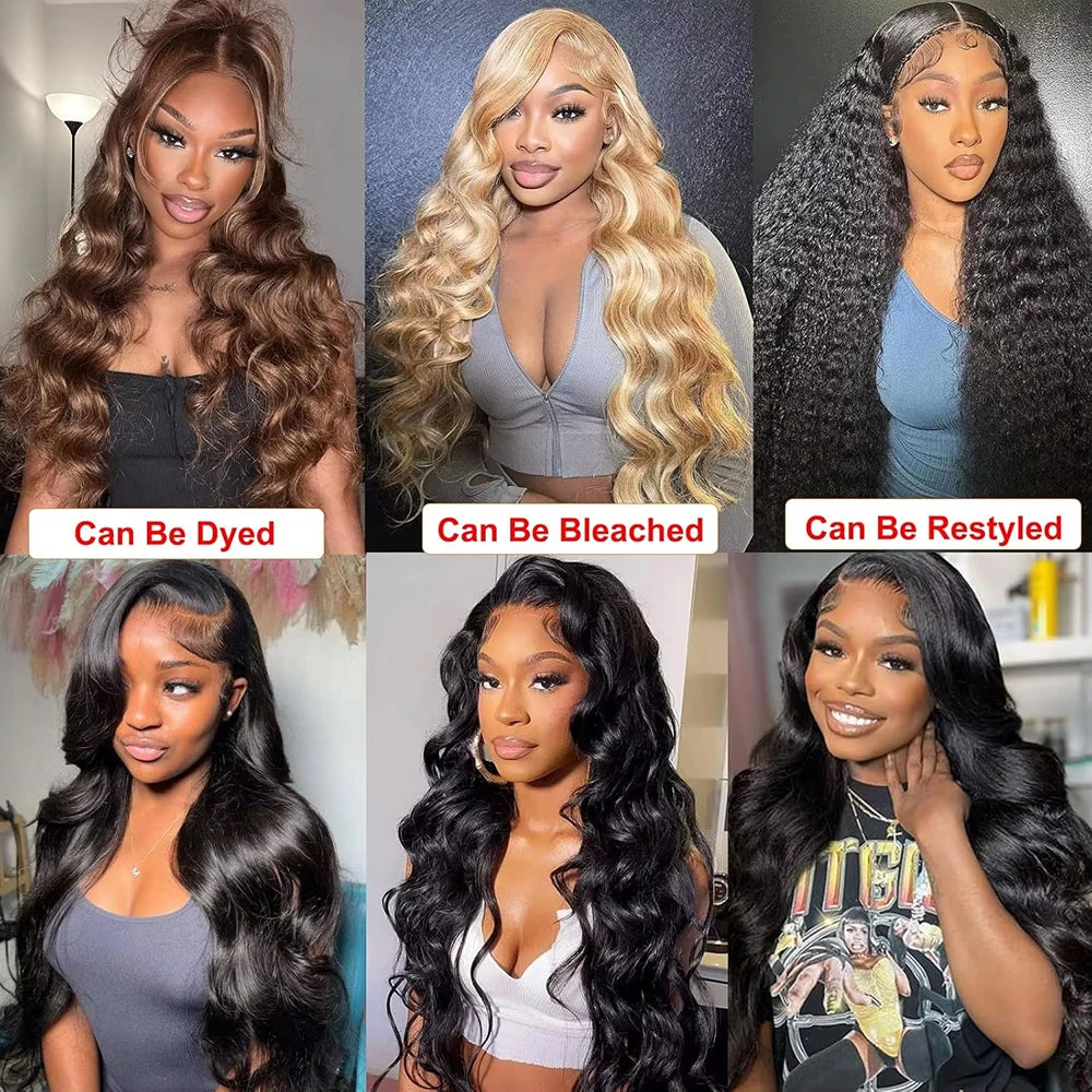 20 22 24 Inch Brazilian Hair Weave Bundles Body Wave 100% Human Hair Bundles Water Wave Extensions 1 3 4 Bundles Deal For Women