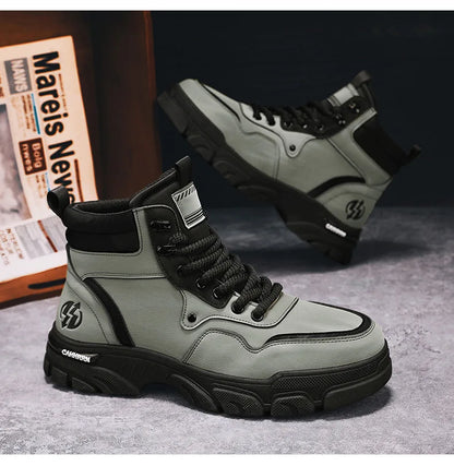 Men Sneakers 2024 Outdoor Tactical Breathable Combat Boots Outdoor Hiking Winter Shoes Light Non-slip Men Desert Ankle Boots