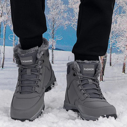 Men's Winter Snow Boots woman's Waterproof sneakers Super Warm.