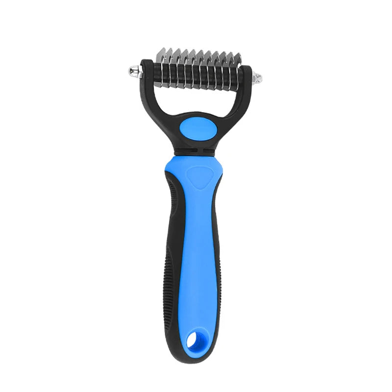 Professional Pet Deshedding Brush Dog Hair Remover Pet Fur Knot.