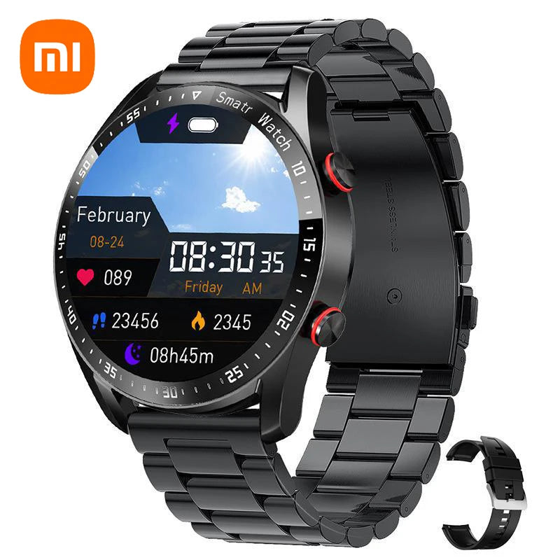 Xiaomi ECG+PPG Bluetooth Call Smart Watch Men Laser Health Blood Pressure Fitnes Sports Watches Sports Waterproof Smartwatch+Box