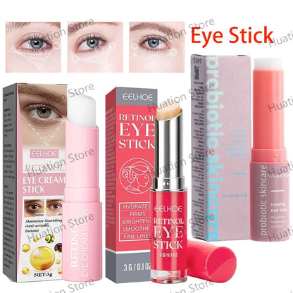 Retinol Eye Cream Stick Get Rid Of Puffy Dark Circles Eye Bags Lifting Moisturizing Health Repairing Smoothing Eye Care