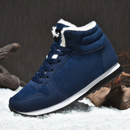 Winter Men Boots Casual Warm Ankle Boots Shoes for Man Sneakers.