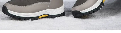 Winter New Women's Boots Thick Soled Shoes Warm High Cut Snow Boots Outdoor White Plush Comfortable Waterproof Fur Walking Shoes