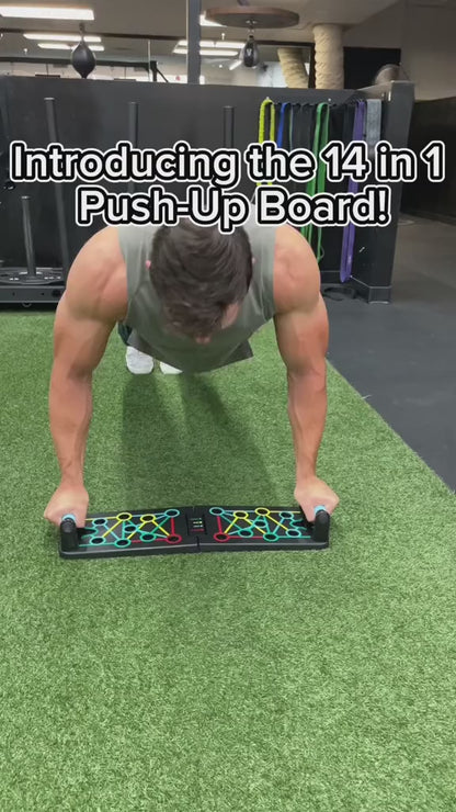 Push-up Board Set Portable Multifunctional Push-up Bar Foldable Fitness Equipment For Chest Abdomen Arms/Back Training